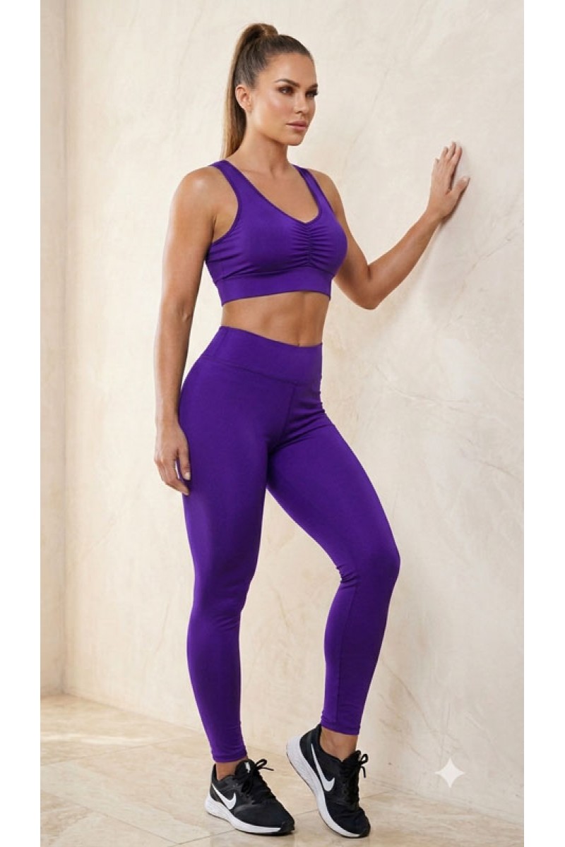 Премиум дамски спортен сет "Noir Purple"